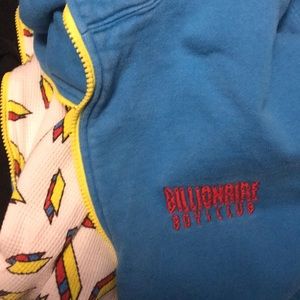 Billionaire boys club full zip hoodie